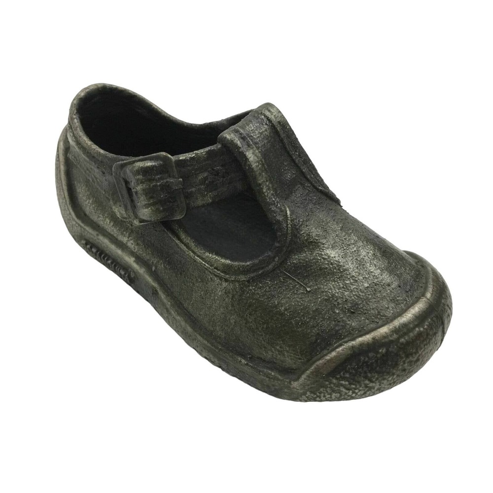 Botanguita Hand Painted Silver Miniature Child's Toddler Baby Shoe Figurine